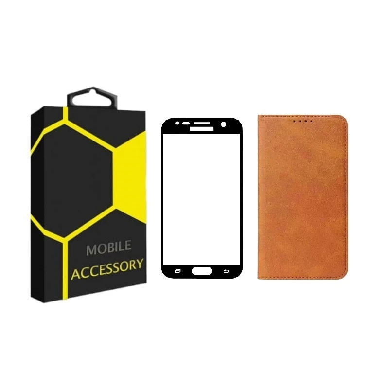 کیف کلاسوری مدل CL-AD مناسب برای گوشی موبایل سامسونگ  Galaxy J5 به همراه محافظ صفحه نمایش