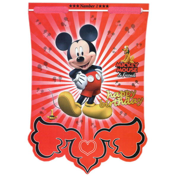  ریسه تزیینی مدل میکی موس بسته 12 عددی 