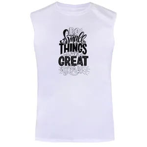 تاپ مردانه مدل MOTIVATIVE TEXT کد B544 رنگ سفید