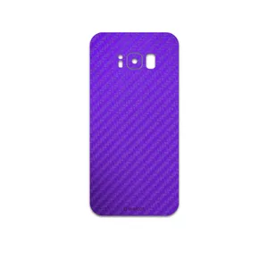 MAHOOT Purple-Fiber Cover Sticker for Samsung Galaxy S8