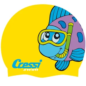 کلاه شنای بچه گانه کرسی مدل Junior Cap Yellow