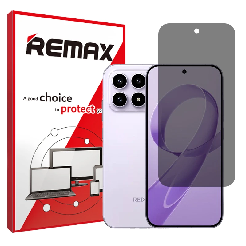 محافظ صفحه نمایش حریم شخصی ریمکس مدل تمام صفحه مناسب برای گوشی موبایل شیائومی Redmi K90