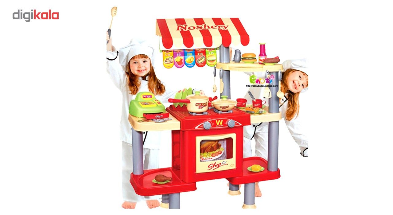 اسباب بازی ژانگ چنگ مدل Fast Food Shop 008-33