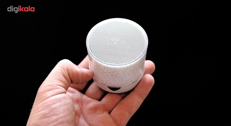 اسپیکر بلوتوثی قابل حمل طرح Stone چراغ دار