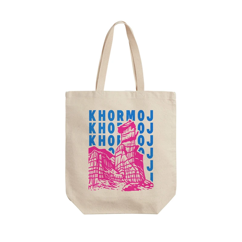 ساک خرید ترمه طراحان ایده مدل نماد گنبد نمکی جاشک کد map0009 - L