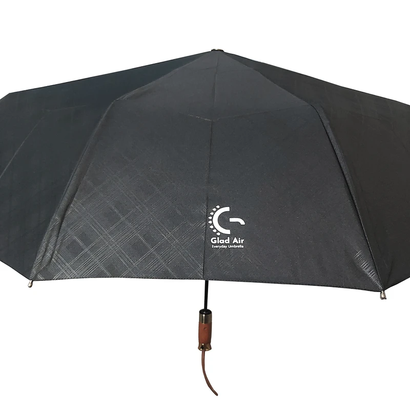 عکس شماره 16 : چتر 10 پره گلد ایر مدل metal-wood کد musan قطر 116 سانتی-متر