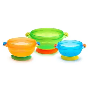 ظرف غذای کودک مانچکین کد 49003 بسته 3 عددی