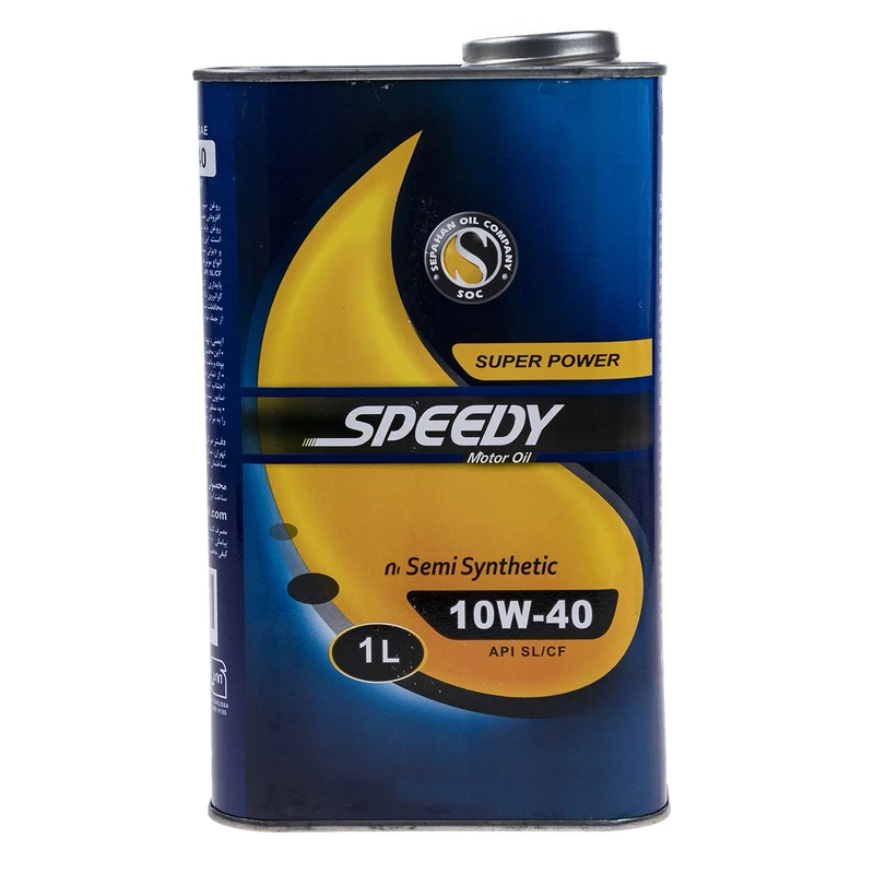 روغن موتور خودرو اسپیدی مدل Super Power 10W-40 حجم 1 لیتر