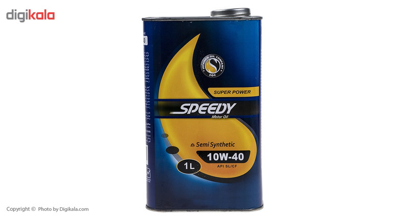 روغن موتور خودرو اسپیدی مدل Super Power 10W-40 حجم 1 لیتر