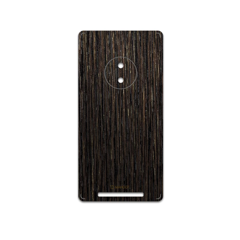 برچسب پوششی ماهوت مدل Dark-Gold-Stripes-Wood مناسب برای گوشی موبایل نوکیا Lumia 830