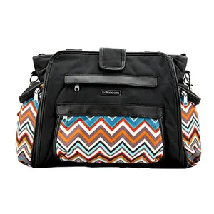 کیف لوازم کودک کالنکام مدل 2994 Black Safari Zigzag