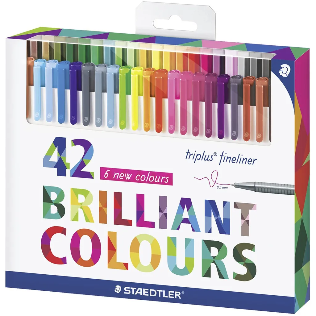 روان نویس استدلر مدل Triplus Fineliner Brilliant Colours