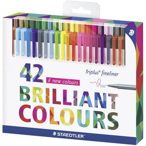 نقد و بررسی روان نویس 42 رنگ استدلر مدل Triplus Fineliner Brilliant Colours توسط خریداران