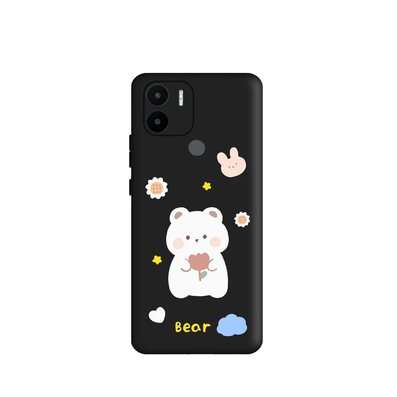کاور قاب گارد طرح خرس کیوت کد t6416 مناسب برای گوشی موبایل شیائومی Redmi A1 Plus / Redmi A2 Plus 
