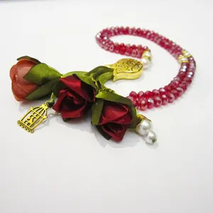 تسبیح مدل گلدار لاله