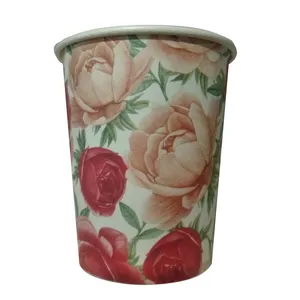 لیوان یکبار مصرف مدل گل کد MFP092 بسته 20 عددی