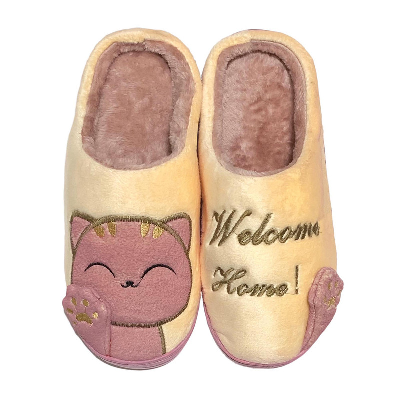 دمپایی حوله ای زنانه مدل Kitty کد RS-OG-169