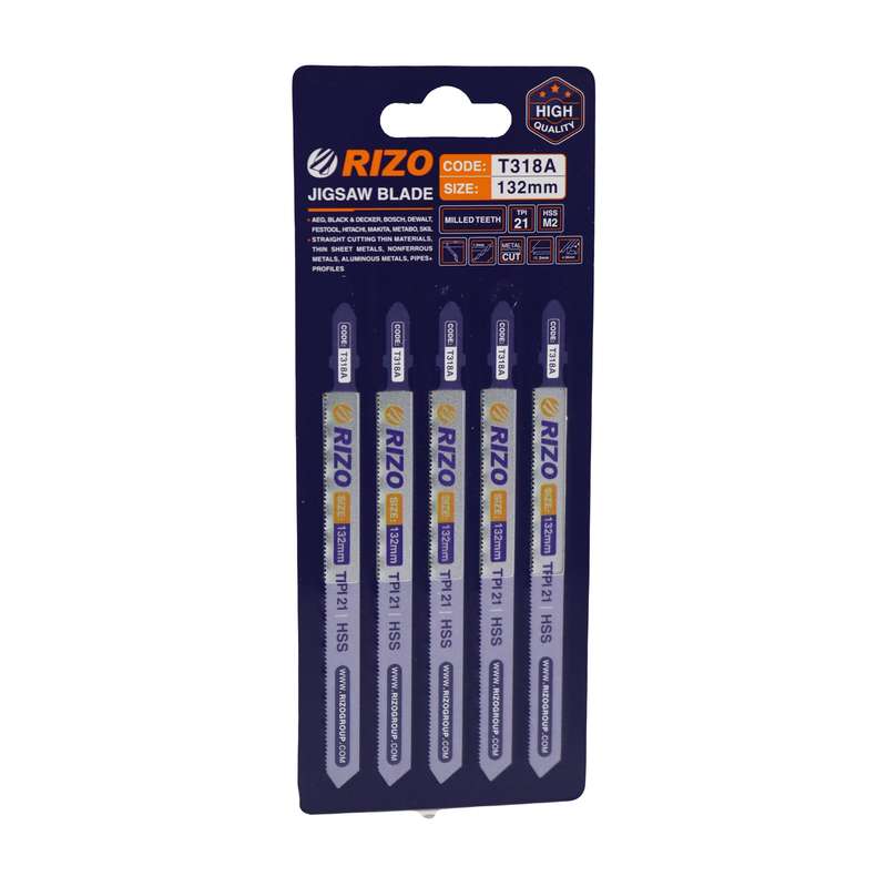 تیغه اره عمودبر ریزو مدل YPB-METAL-T318A/132MM مجموعه 5 عددی