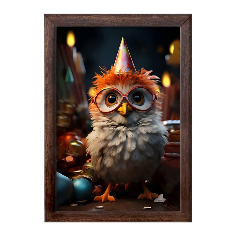 تابلو خندالو طرح جوجه بامزه کد F6627