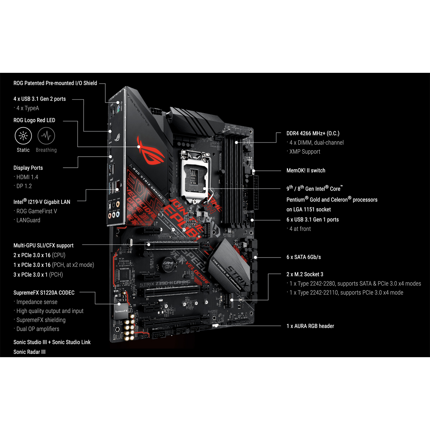 Asus z390 h on sale gaming