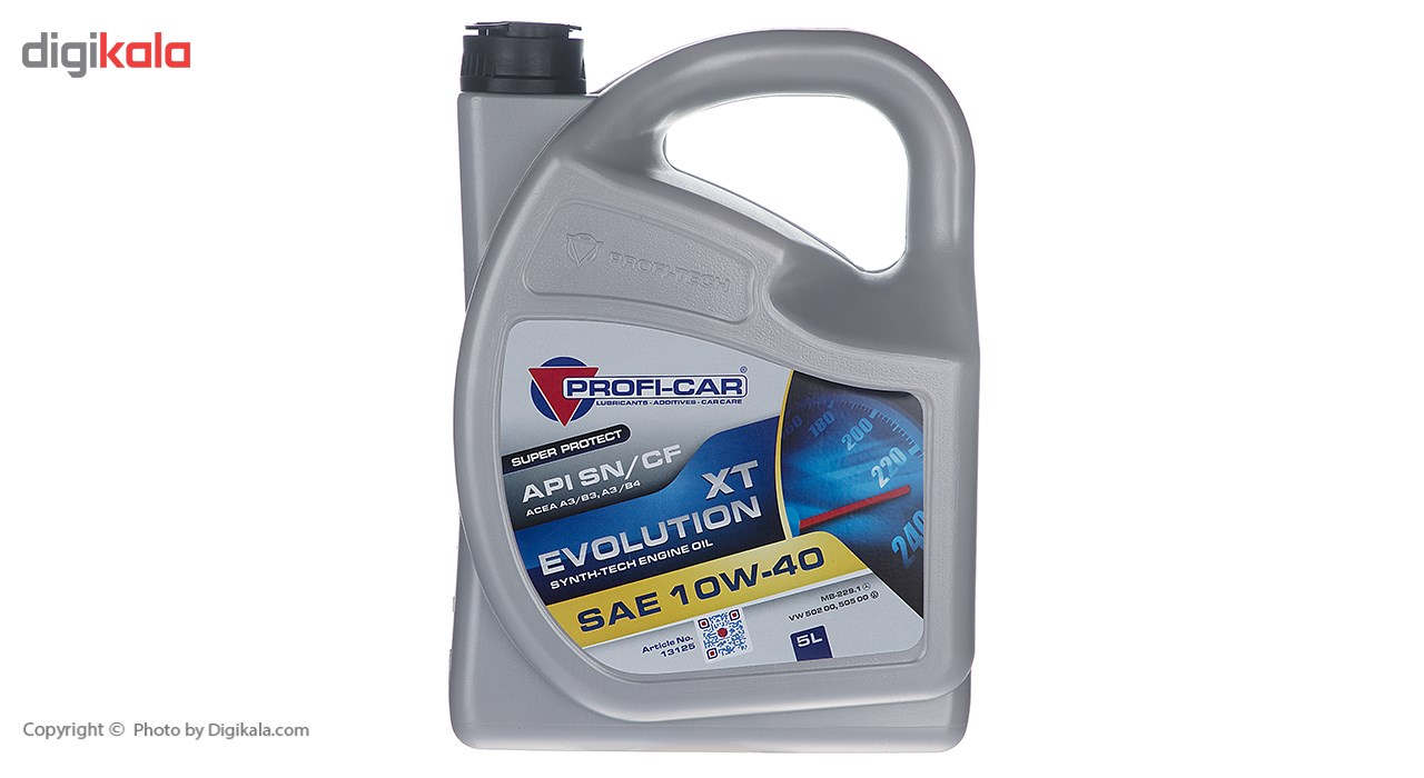 روغن موتور خودرو پروفی کار مدل EVOLUTION XT حجم 5 لیتر