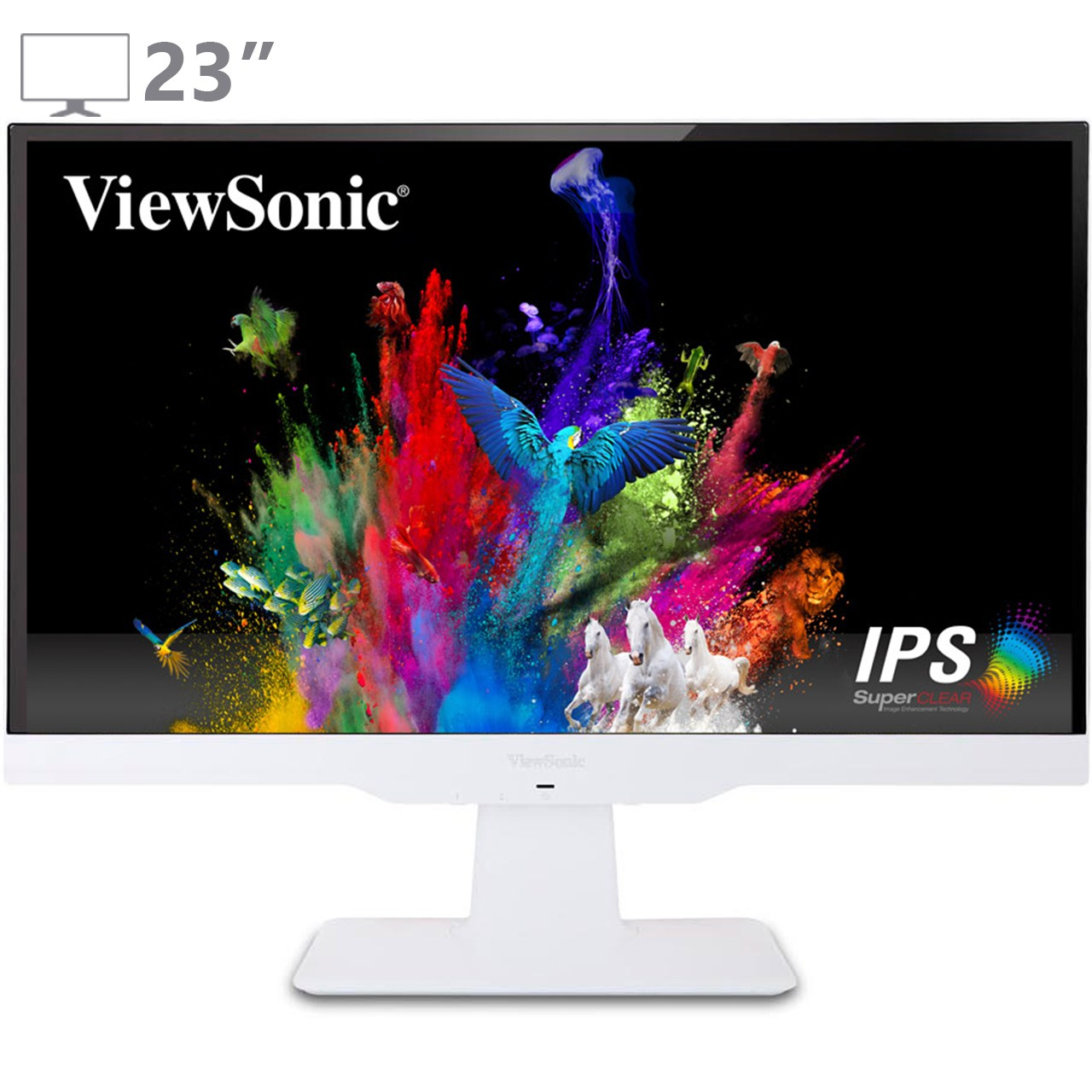 مانیتور ویوسونیک مدل VX2363SNHL-W سایز 23 اینچ
