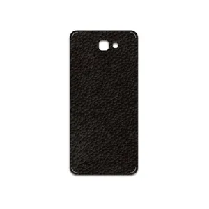 MAHOOT Dark-Brown-Leather Cover Sticker for Samsung Galaxy J7 Prime