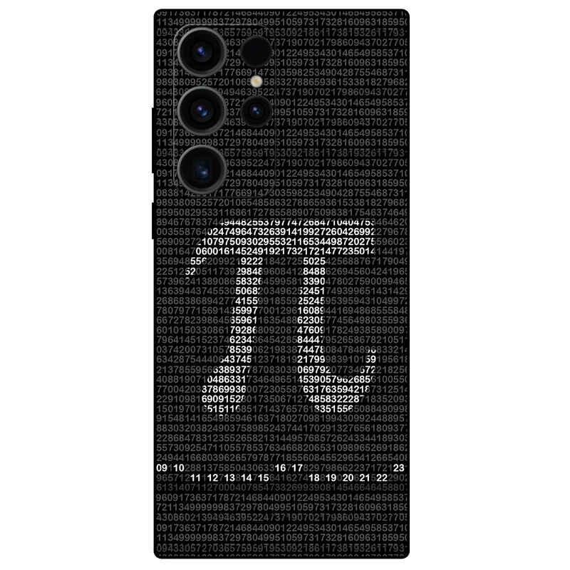 کاور مگافون طرح عدد پی مدل 7240 مناسب برای گوشی موبایل سامسونگ Galaxy S23 Ultra 