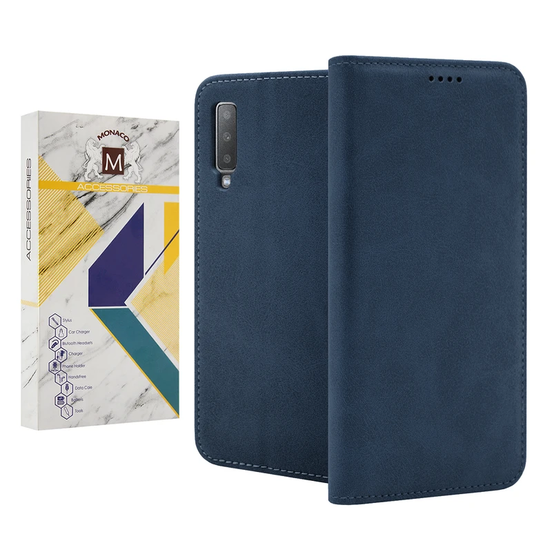   کیف کلاسوری  موناکو  مدل Zenon مناسب برای گوشی موبایل سامسونگ Galaxy A7 2018 / A750 