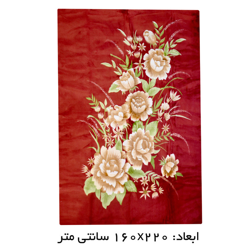 پتو گلبافت مدل برتر کد 110 سایز 220x160 سانتی متر