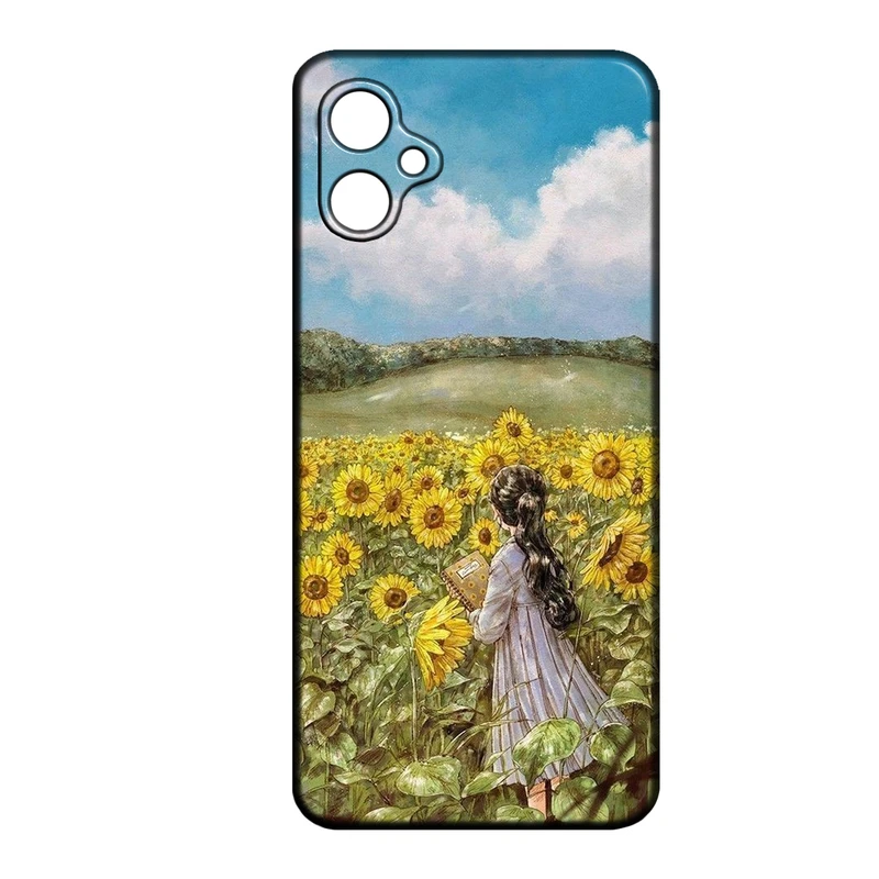 کاور طرح دخترانه کد 240 مناسب برای گوشی موبایل سامسونگ Galaxy A05