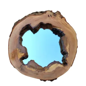 آینه چوبی مدل روستیک کد CH1447