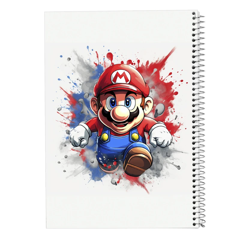 دفتر مشق 100 برگ مدوپد مدل سوپرماریو super mario کد DF2825