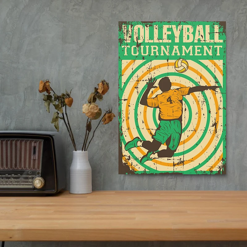 پوستر صبا طرح طرح کلاسیک والیبال کد 66