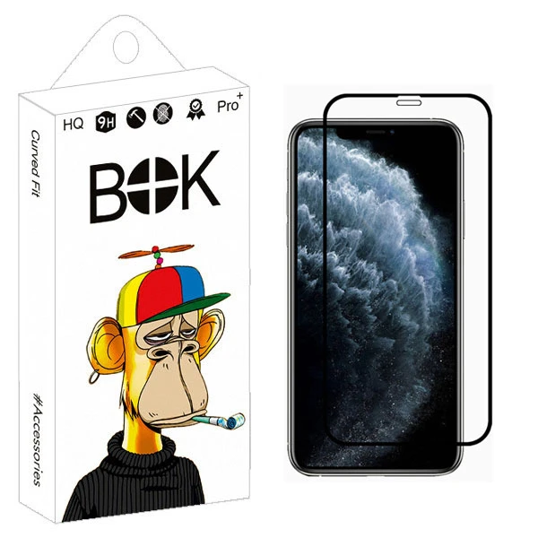 محافظ صفحه نمایش بوک مدل HD+  مناسب برای گوشی موبایل اپل IPHONE 11PROMAX
