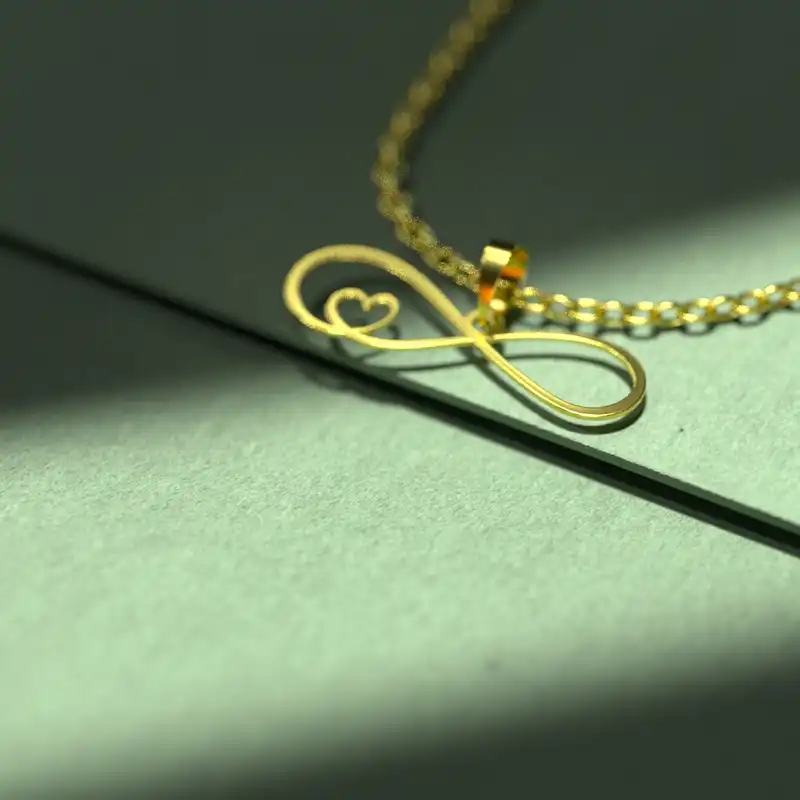 گردنبند طلا 18 عیار زنانه مدوپد کد CA10893