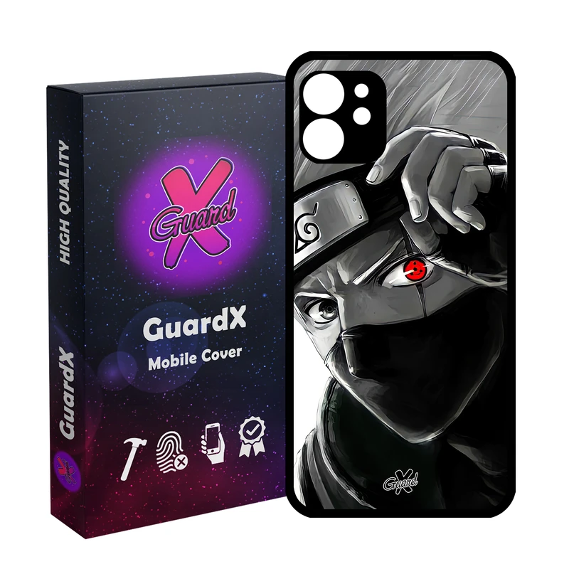کاور گارد ایکس طرح Kakashi Anime مدل Glass10588 مناسب برای گوشی موبایل اپل iPhone 11