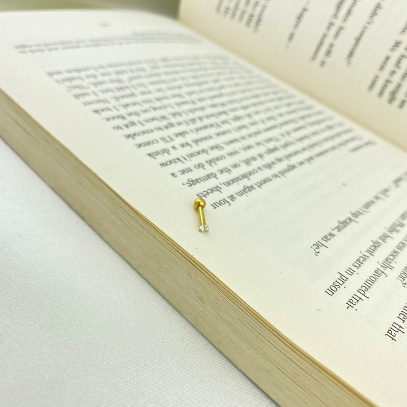 پیرسینگ گوش زنانه مدل تک نگین کد P4323 پیرسینگ گوش زنانه مدل تک نگین کد P4323