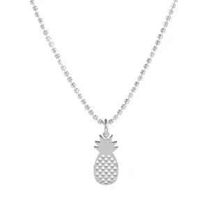 گردنبند نقره زنانه ریسه گالری مدل آناناس 5227