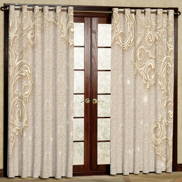 پرده مدل پانچی کد 5411 سایز 280x140 سانتی متر