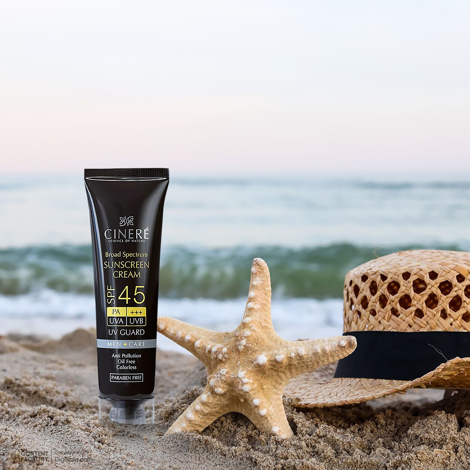 کرم ضدآفتاب آقايان SPF45 سینره، حجم 50 میلی‌لیتر -  - 15