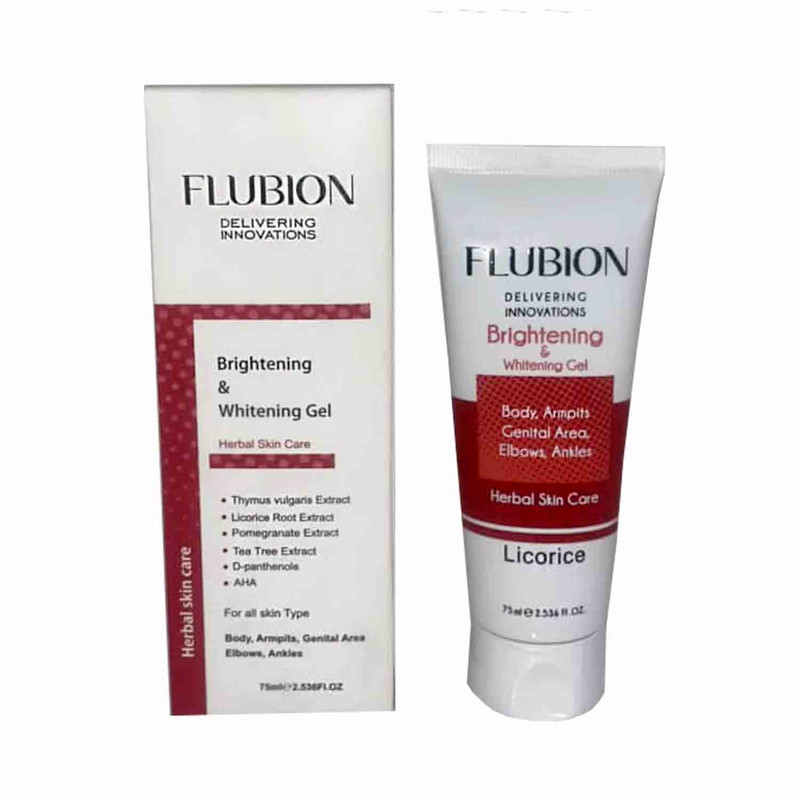 ژل روشن کننده فلوبیون مدل herbal حجم 75 میلی لیتر