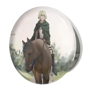 آینه جیبی خندالو طرح ارمین انیمه اتک آن تایتان Attack on Titan مدل تاشو کد 18585