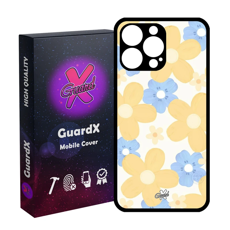کاور گارد ایکس طرح Flower مدل Glass10539 مناسب برای گوشی موبایل اپل iPhone 14 Pro Max
