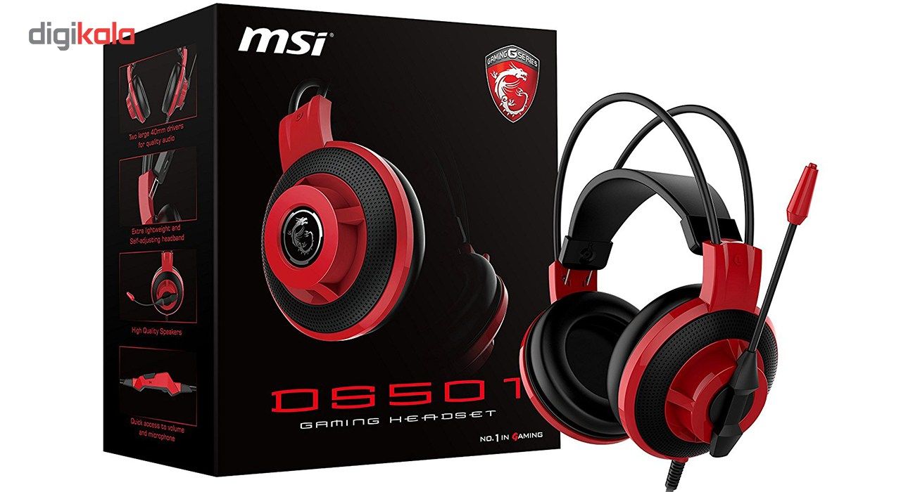 هدست مخصوص بازی ام اس آی مدل DS501 main 1 10