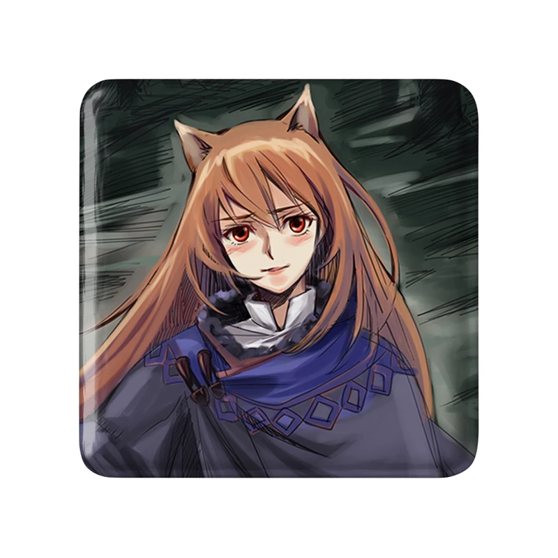 پیکسل خندالو طرح هولو انیمه ادویه و گرگ مدل مربعی کد 36101