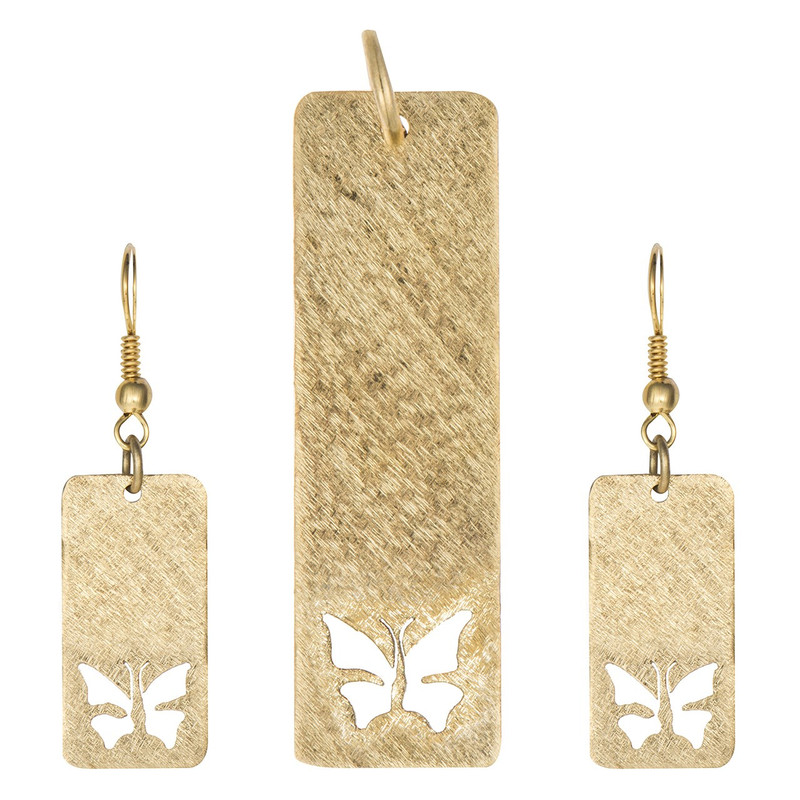 نیم ست برنزی کارول مدل CAA003 نیم ست برنزی کارول مدل CAA003