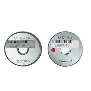 گیج برو نرو رینگی جی بی ا سایز  M12 x1.75 -6e بسته دو عددی