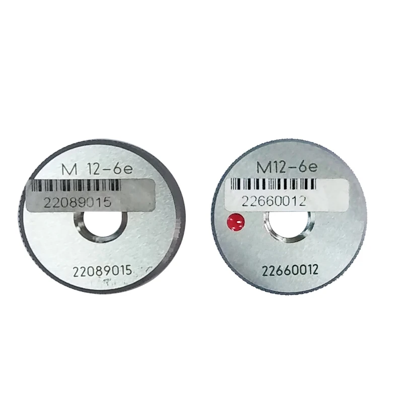 گیج برو نرو رینگی جی بی ا سایز  M12 x1.75 -6e بسته دو عددی