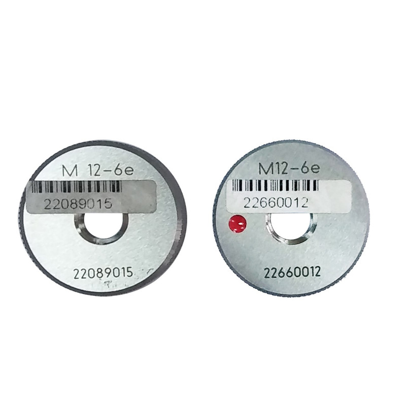 گیج برو نرو رینگی جی بی ا سایز M12 x1.75 -6e بسته دو عددی